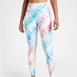 Athleta Plus Size Love Proudly 7/8 Tight in Rainbow Tie-Dye 3X
